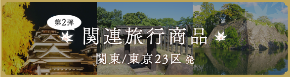 旅行商品「熊本城」「宇土城」「八代城」　熊本の名城巡り